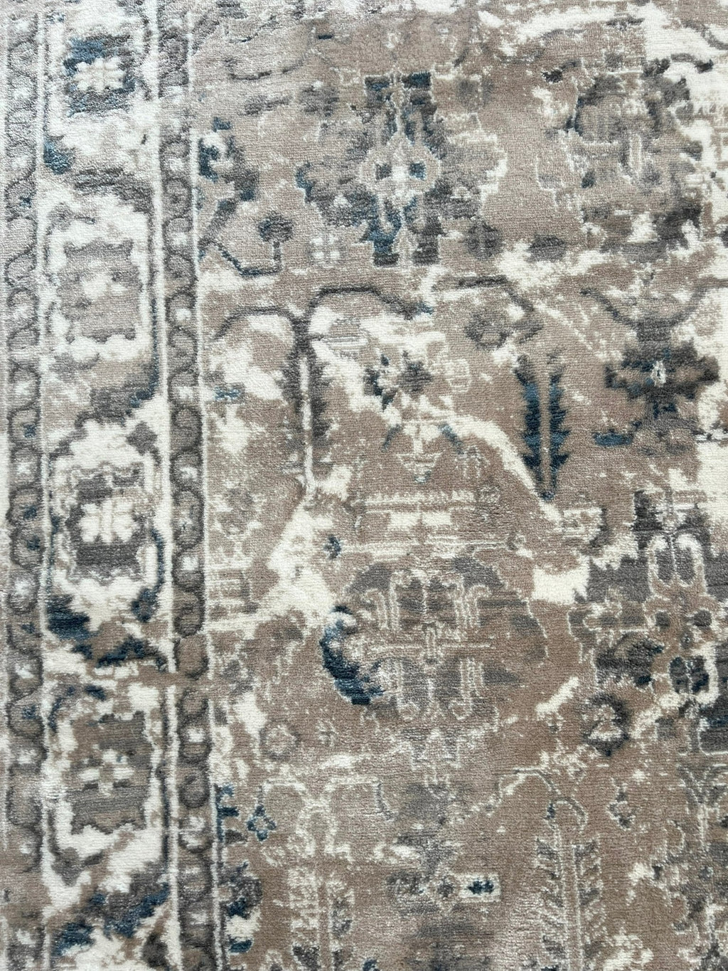 Canvello Premium-Teppiche für Wohnzimmer, Schlafzimmer und Esszimmer – in Elfenbein, Grau und Beige