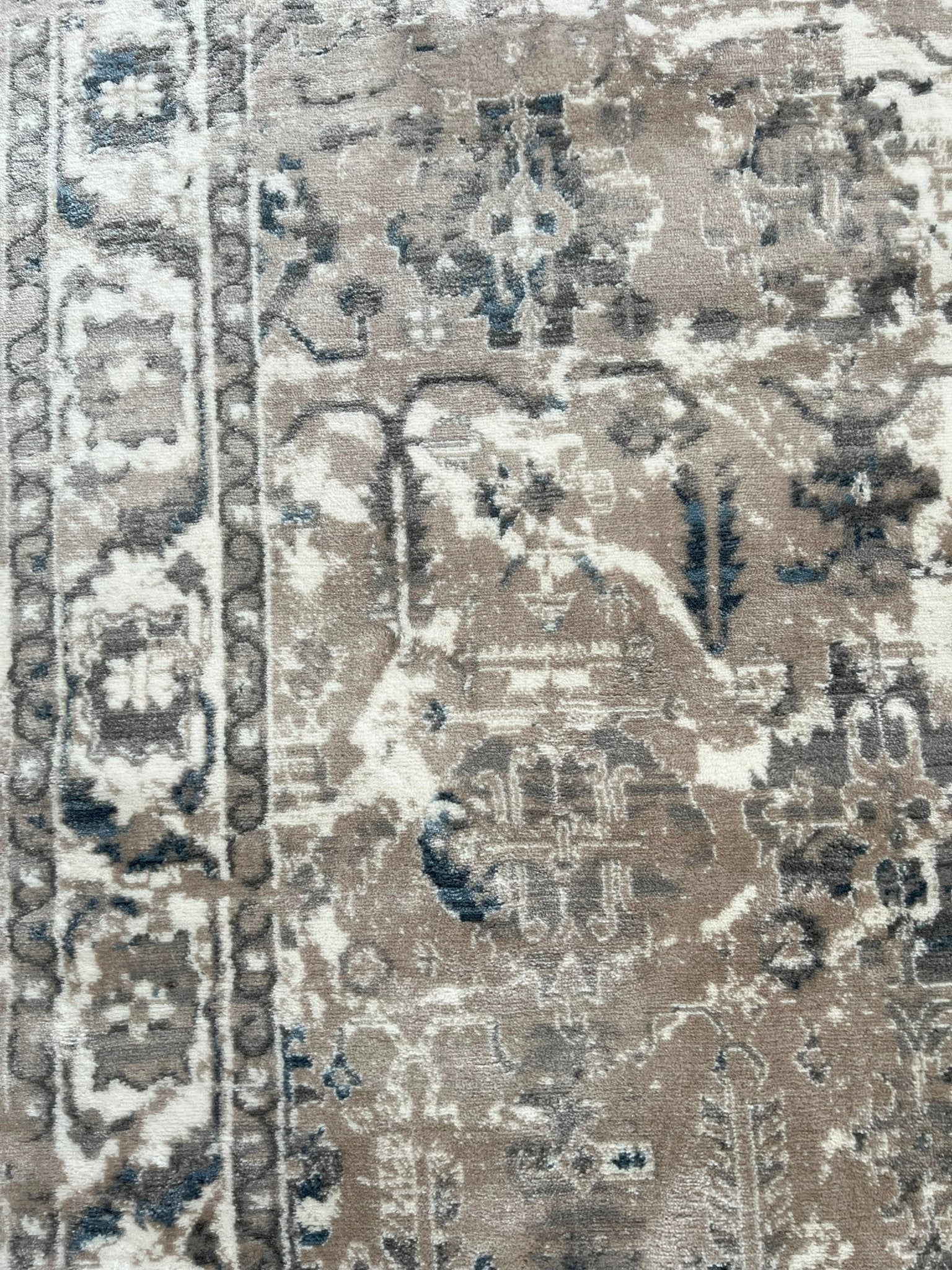 Canvello Premium-Teppiche für Wohnzimmer, Schlafzimmer und Esszimmer – in Elfenbein, Grau und Beige