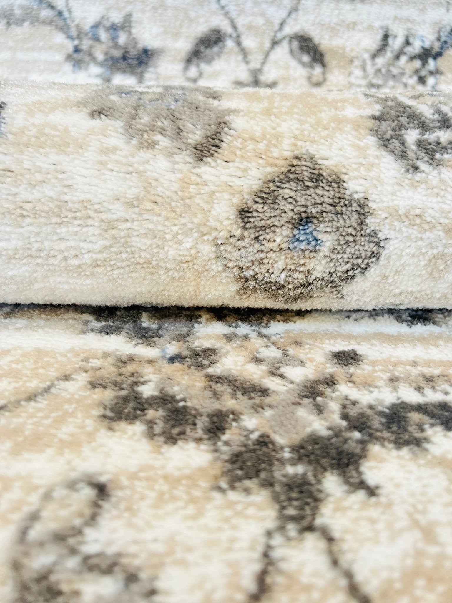 Canvello Premium-Teppiche für Wohnzimmer, Schlafzimmer und Esszimmer – in Elfenbein, Grau und Beige